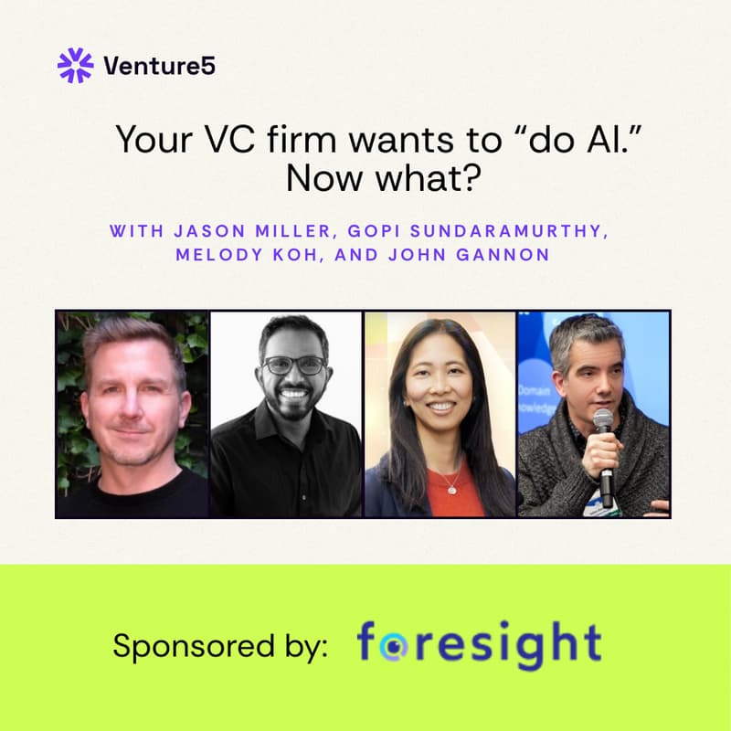 Cover Image for Your VC firm wants to “do AI.” Now what?