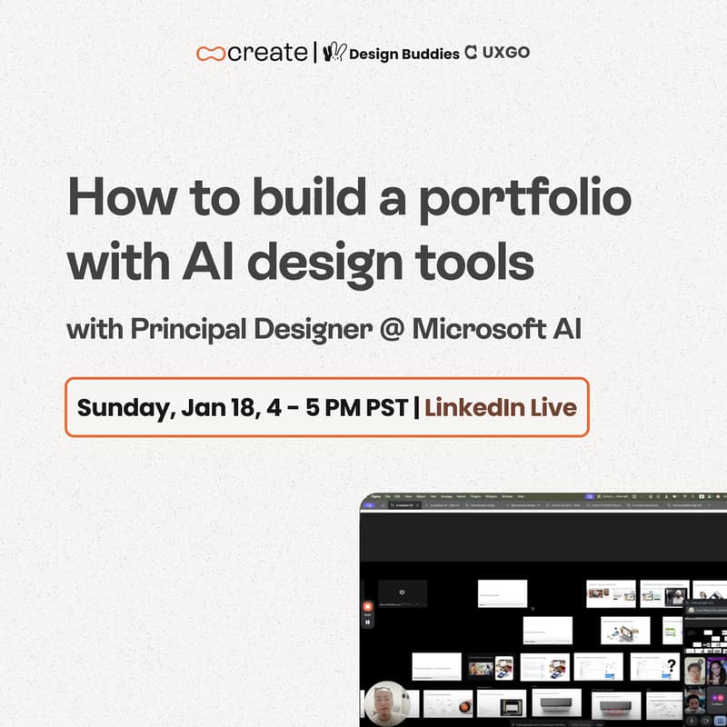 Cover Image for How to build a design portfolio with AI tools
