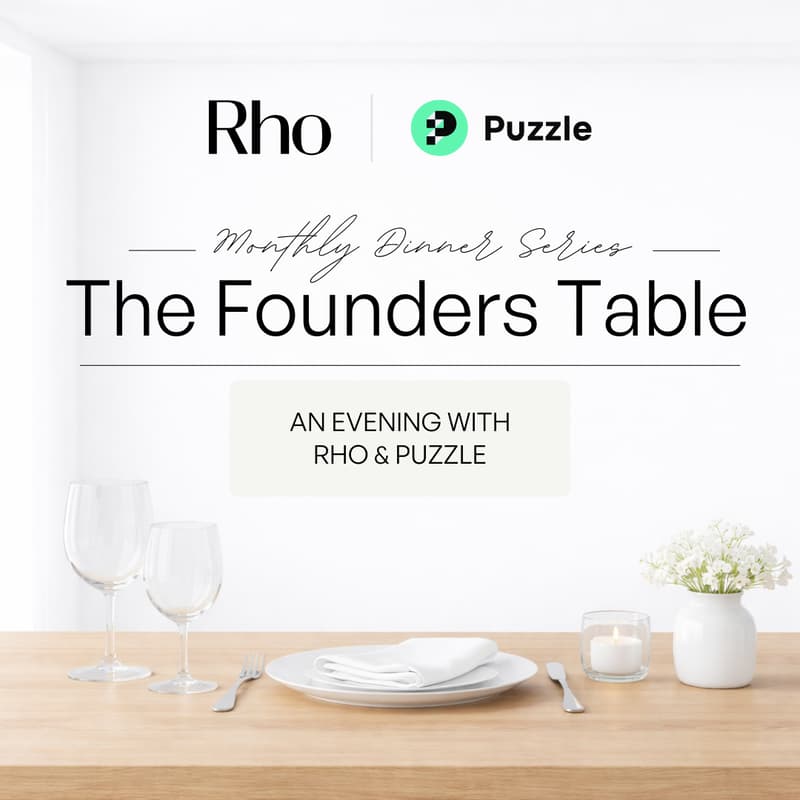 Cover Image for Rho x Puzzle: The Founders Table