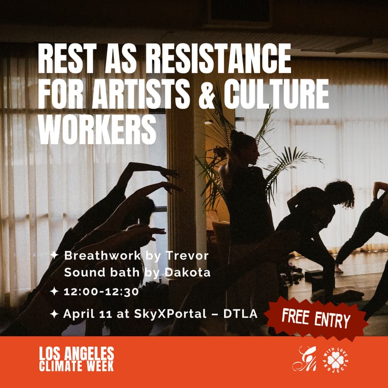 Cover Image for Rest as Resistance for Artists and Culture Workers - Session 01
