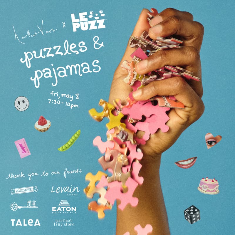 Cover Image for puzzles & pajamas - hv x le puzz launch party