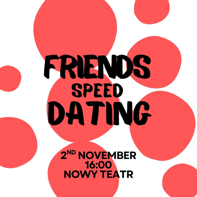 Cover Image for FRIENDS SPEED DATING NOVEMBER EDITION