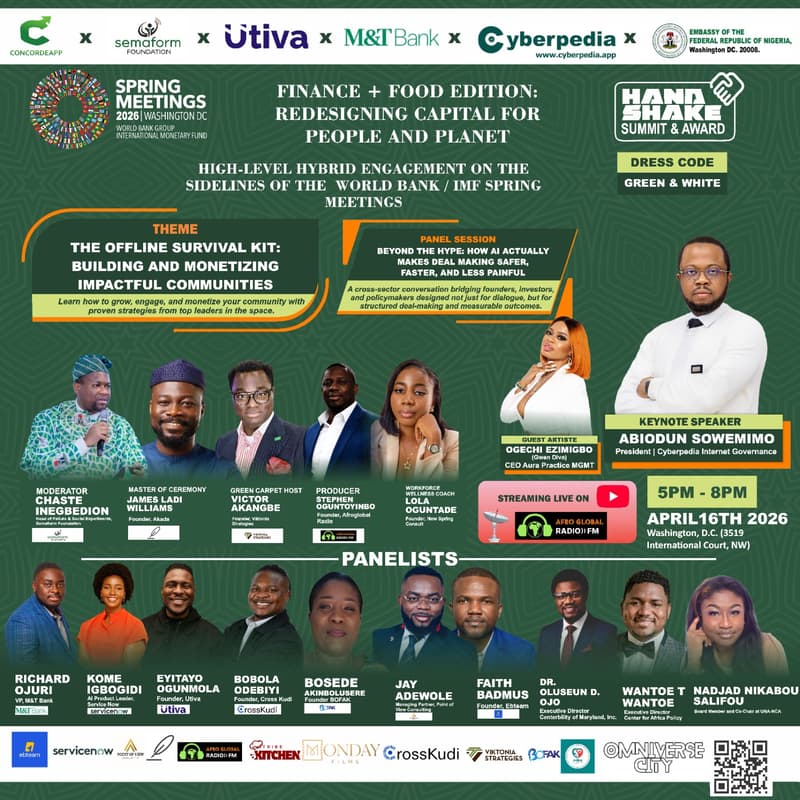 Cover Image for HANDSHAKE SUMMIT FINANCE + FOOD EDITION