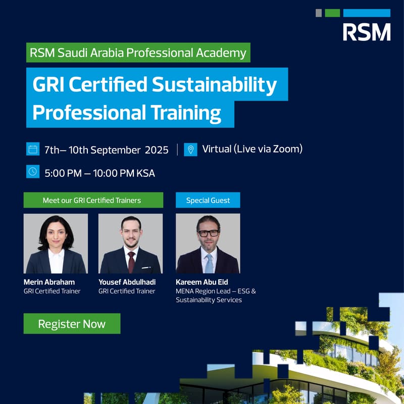 Cover Image for GRI Certified Sustainability Professional Training