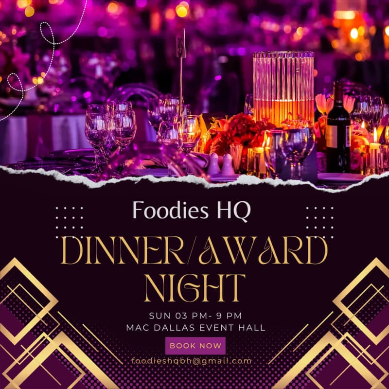 Cover Image for FOODIES HQ DINNER AND AWARD NIGHT