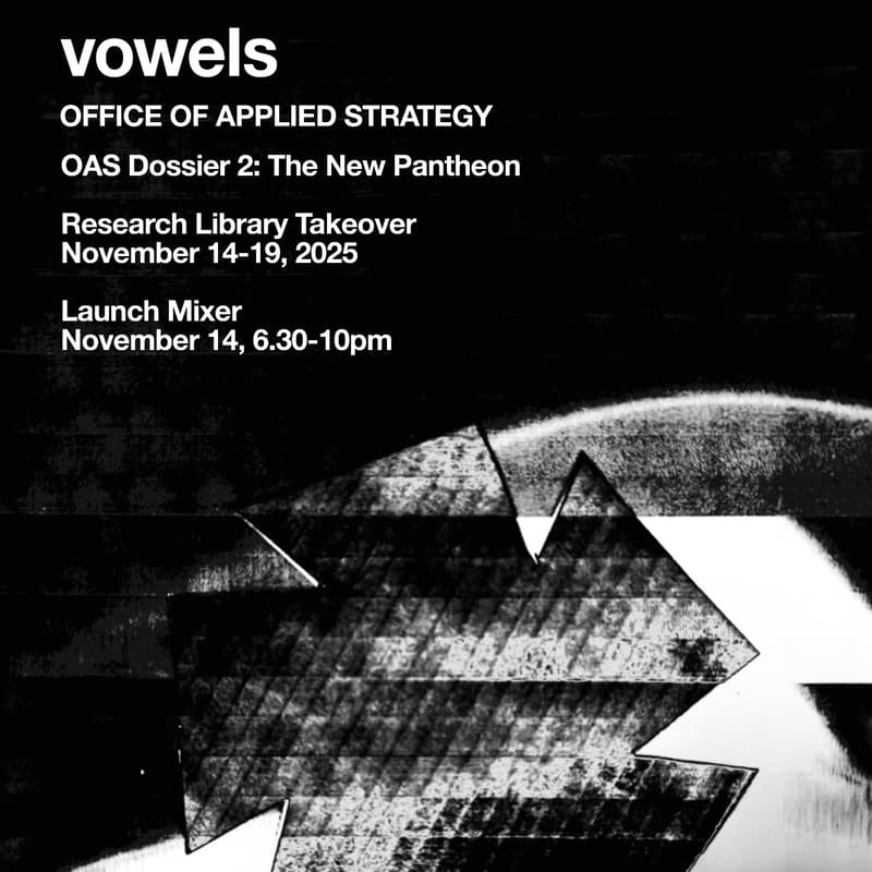 Cover Image for OAS × vowels: Research Library Takeover Launch Mixer