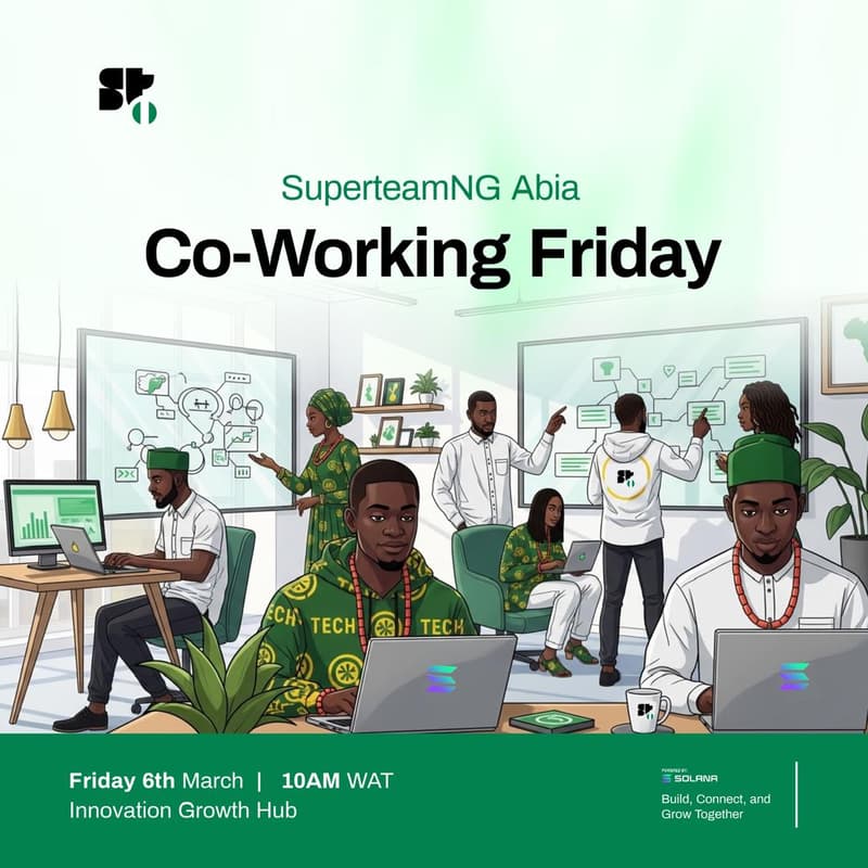 Cover Image for SuperteamNg Abia Co-Working Friday