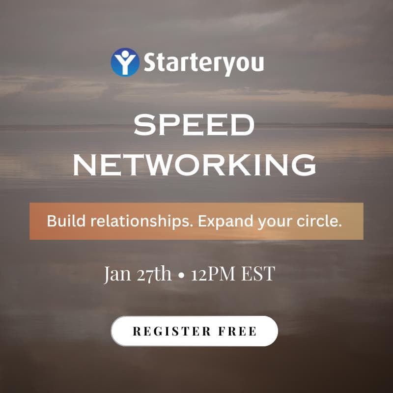 Cover Image for Starteryou Speed Networking: Connect, Collaborate, Grow
