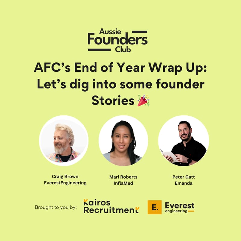 Cover Image for AFC’s End of Year Wrap-Up: Let’s Dig into Some Founder Stories 🎉