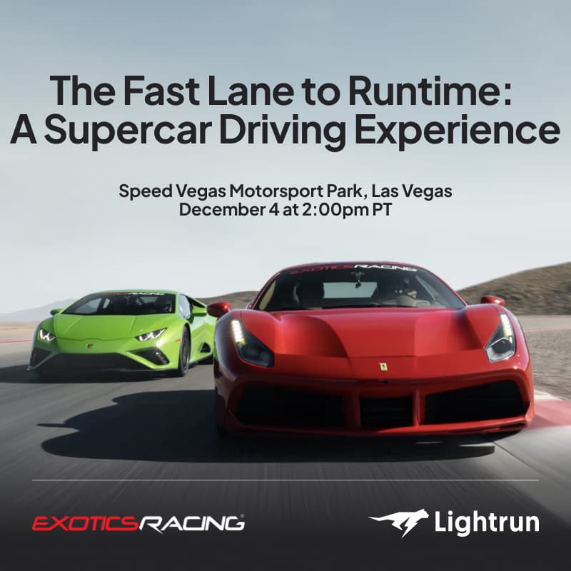 Cover Image for The Fast Lane to Runtime: A Supercar Driving Experience