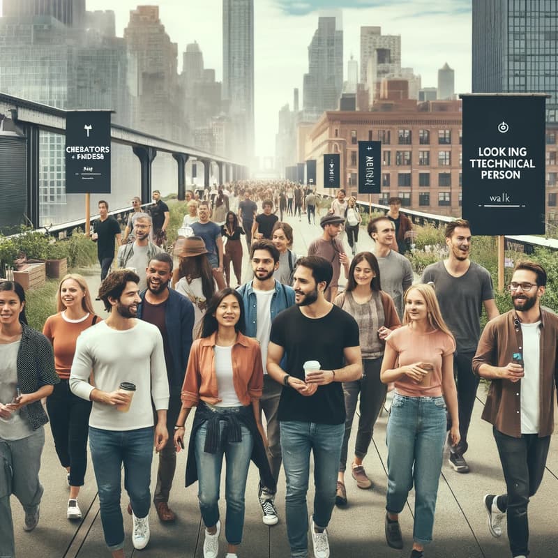 Cover Image for Looking for a "Technical Person" Walk / Part of Creators and Founders Power Walk