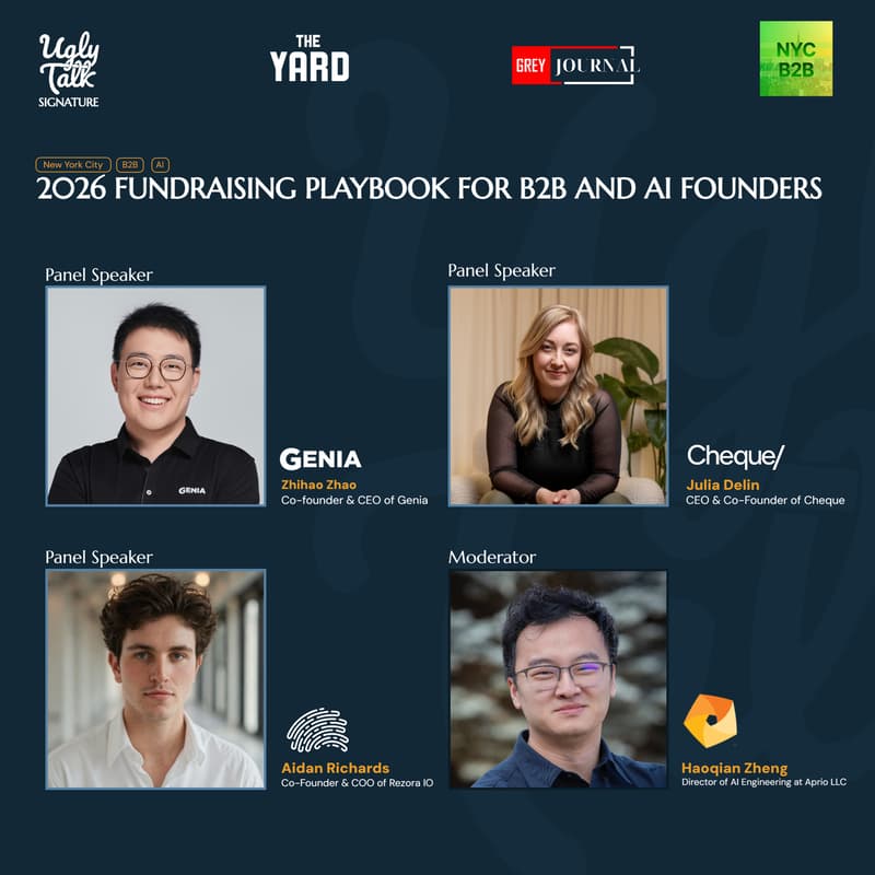 Cover Image for UGLY TALK: 2026 FUNDRAISING PLAYBOOK FOR B2B AND AI FOUNDERS