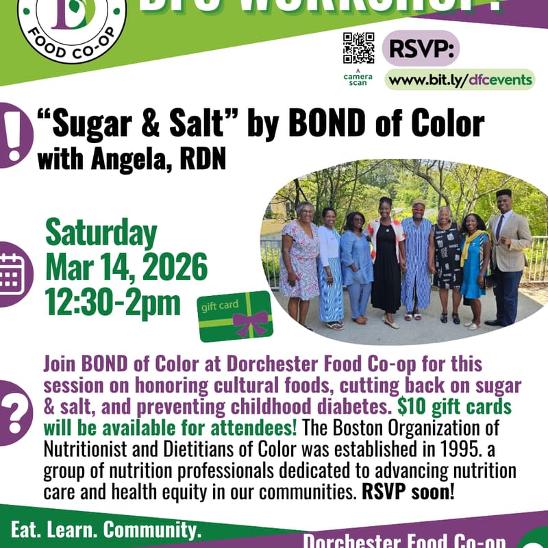 Cover Image for DFC WORKSHOP: "Sugar & Salt" by BOND of Color - with Angela, M.Ed