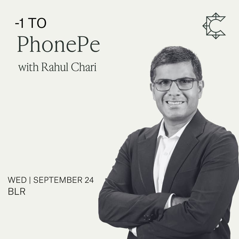 Cover Image for -1 To PhonePe with Rahul Chari