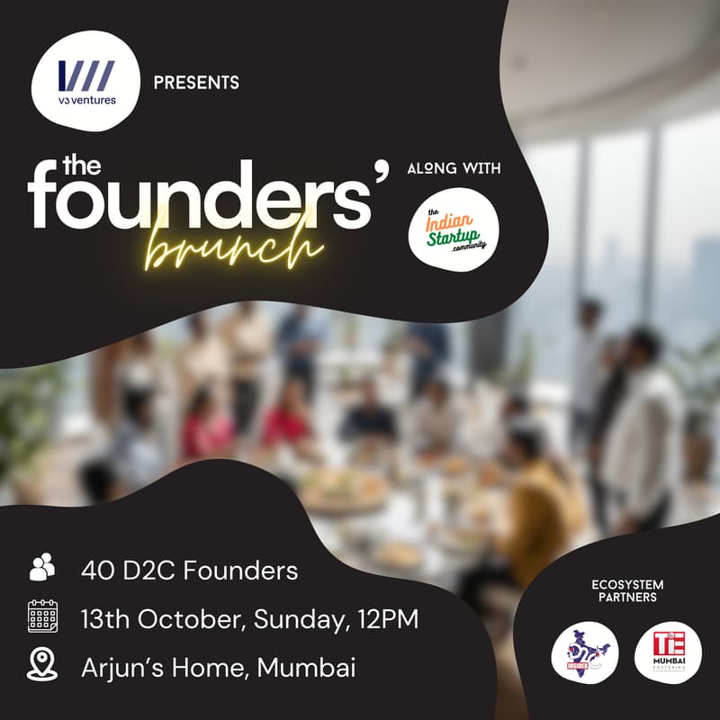 Cover Image for V3 presents - The Founders B(r)unch along with TISC