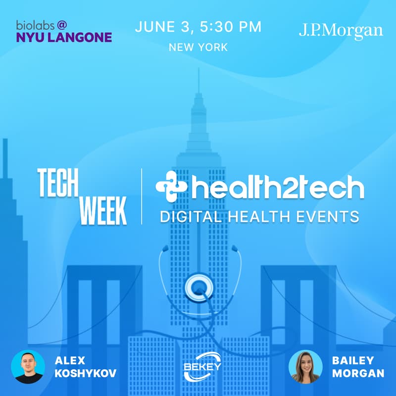 Cover Image for Health2Tech TECH WEEK NYC, June 3 2026