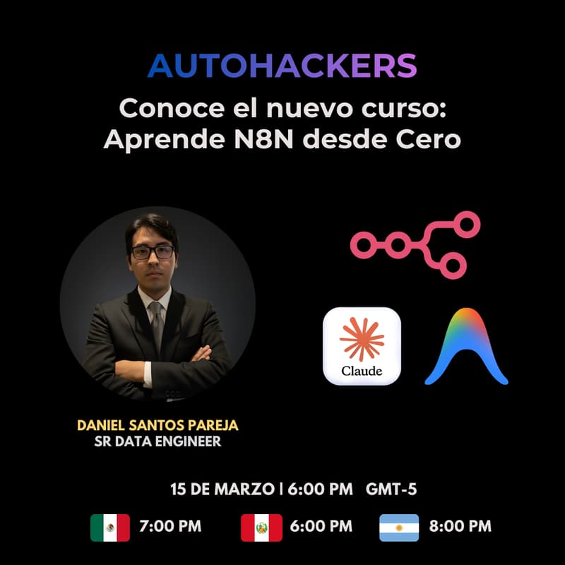 Cover Image for Conoce el curso Autohackers: Aprende N8N desde Cero a Experto