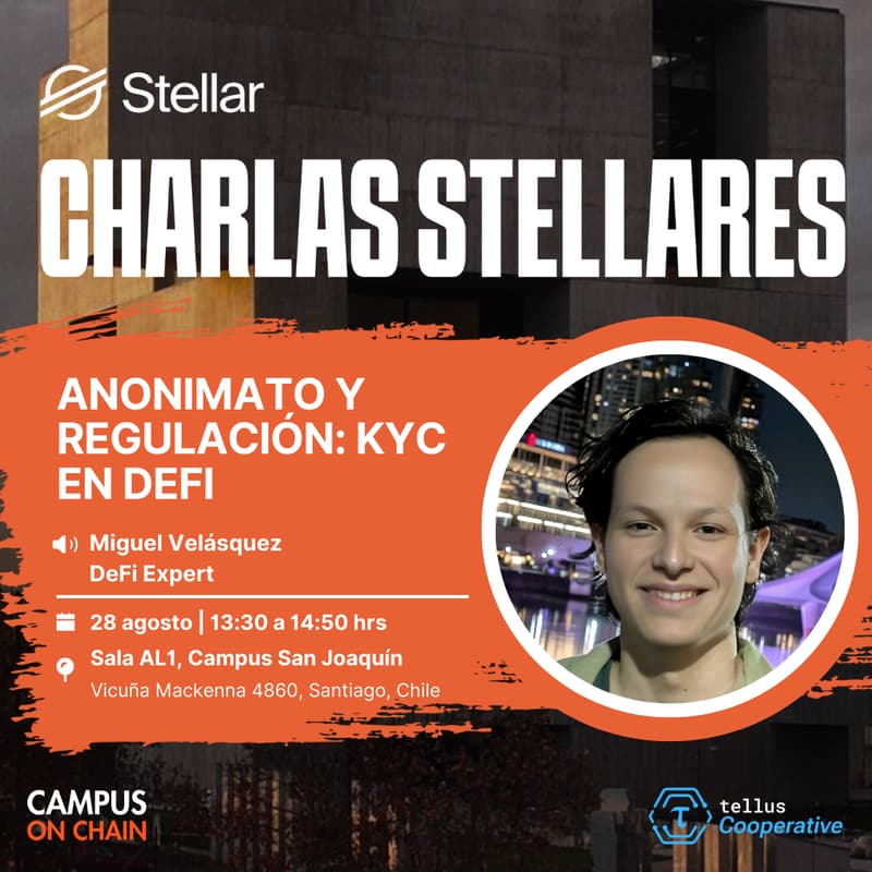 Cover Image for Charlas Stellares · Anonimato y regulación: KYC en DeFi
