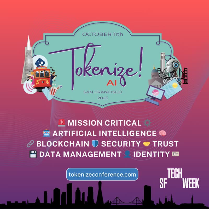 Cover Image for Tokenize! AI #SFTechWeek