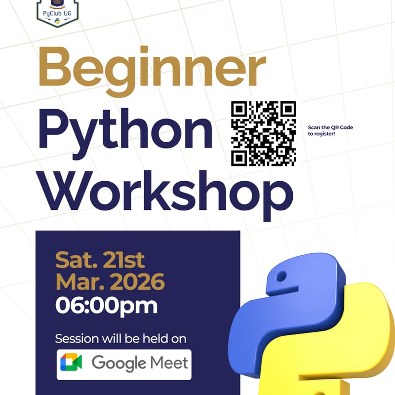 Cover Image for Beginner Python Workshop