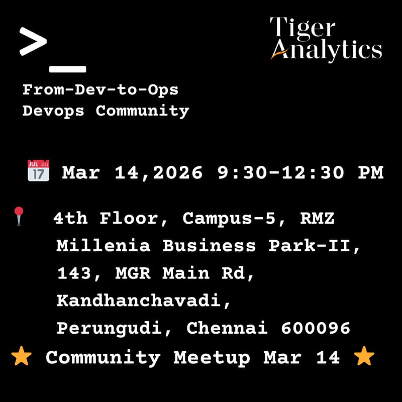 Cover Image for From-Dev-to-Ops | Devops Community Meetup Mar 14