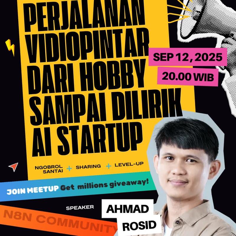 Cover Image for N8N INDONESIA COMMUNITY MEETUP #4