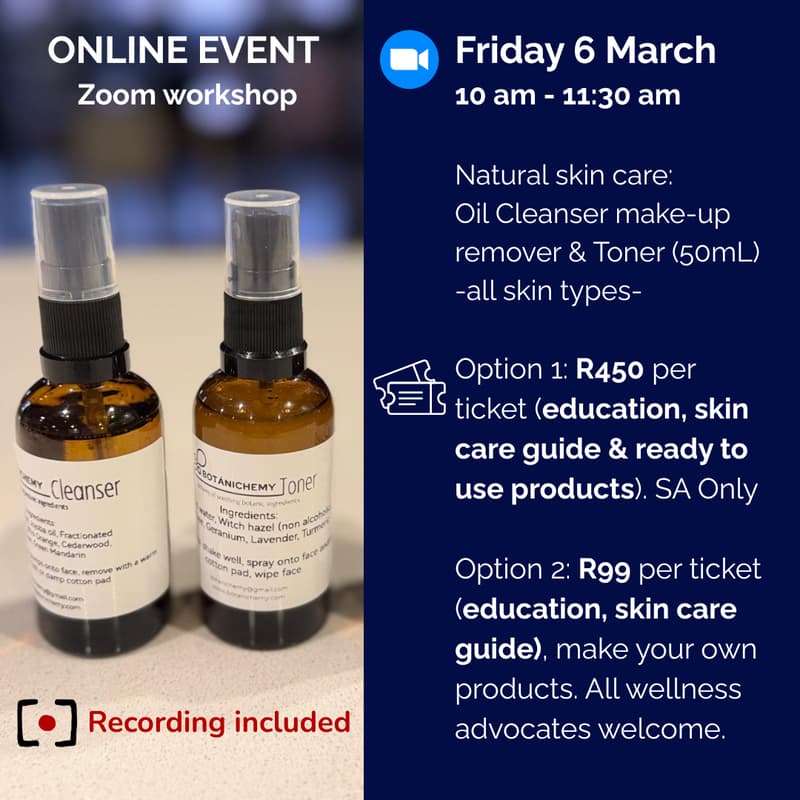 Cover Image for Skin Care Learn & Create – Online workshop