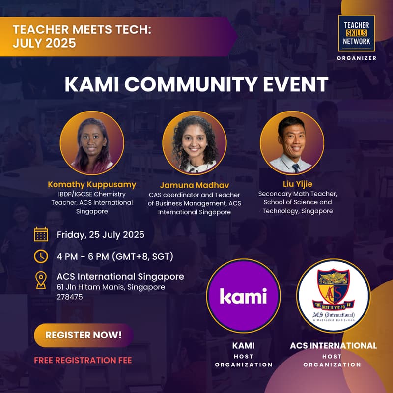 Cover Image for [Teacher meets Tech] Kami Community Event