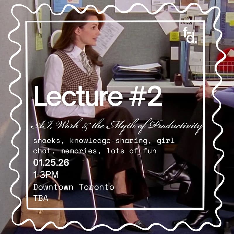 Cover Image for Lecture #2: AI, Work & the Myth of Productivity
