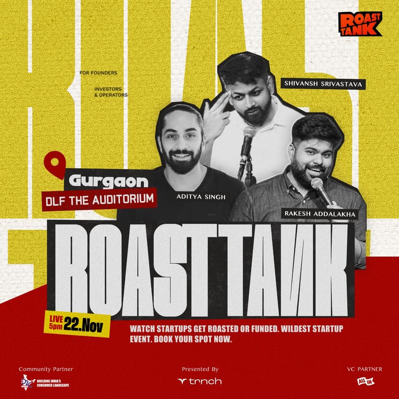 Cover Image for Roast Tank Live (Gurgaon Edition)