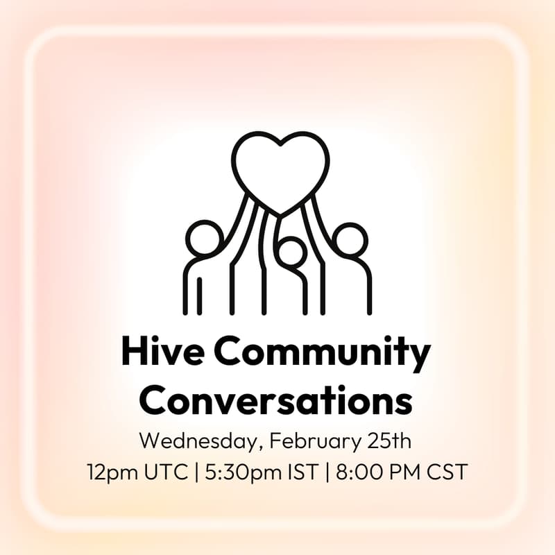 Cover Image for Hive Community Conversations