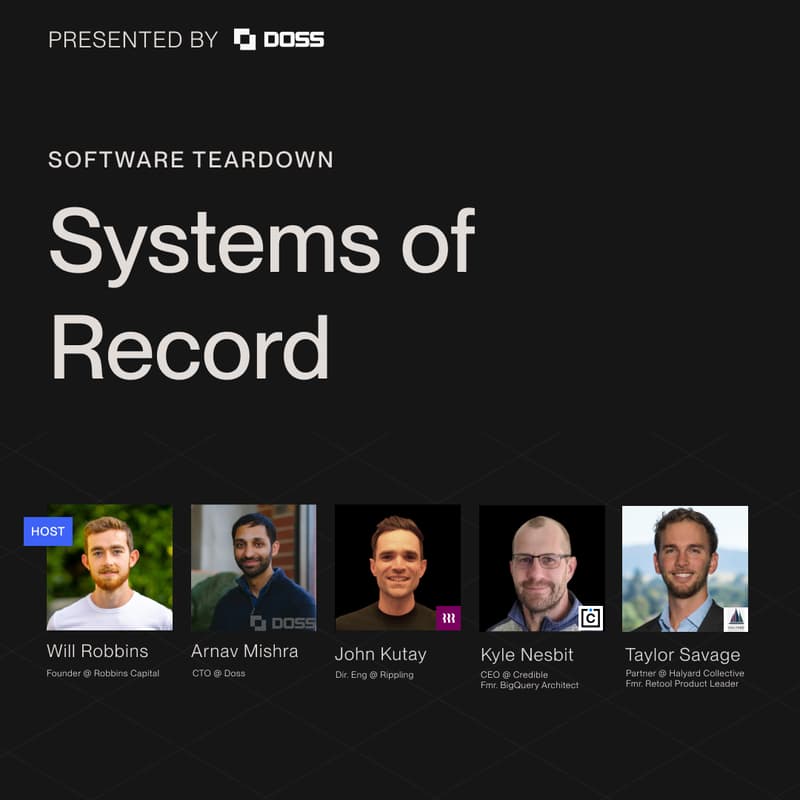 Cover Image for Software Teardown: Systems of Record