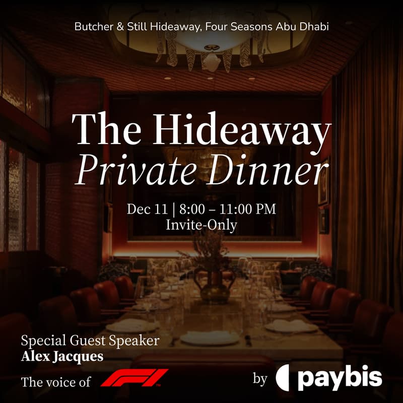 Cover Image for THE HIDEAWAY: Private Dinner by Paybis