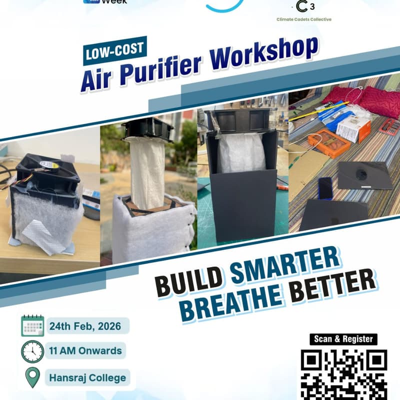 Cover Image for Low-Cost Air Purifier Innovation Workshop