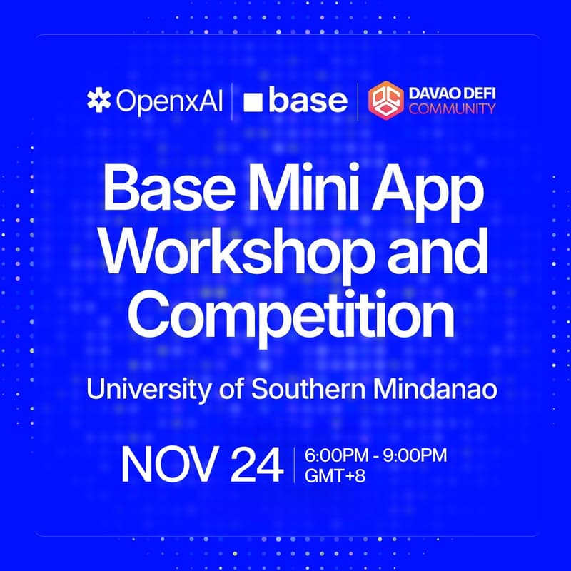 Cover Image for OpenxAI Mini App Factory Workshop & Competition