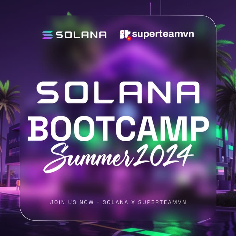 Cover Image for Solana bootcamp Summer 2024