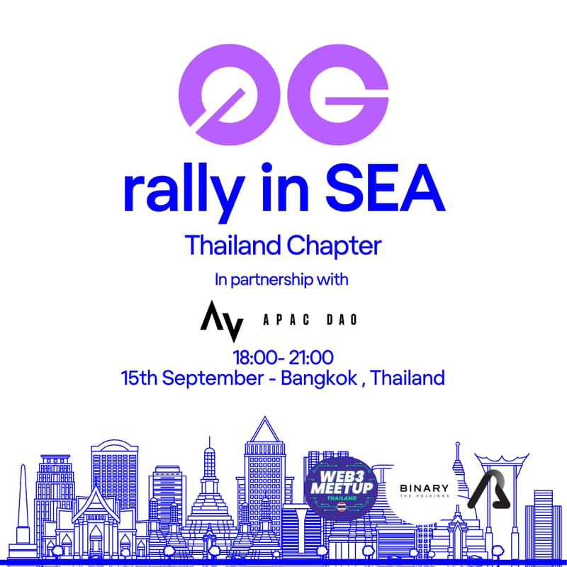 Cover Image for 0G rally in SEA - Thailand Chapter
