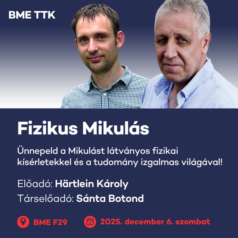 Cover Image for Mikulás Fizika - Härtlein Károly és Sánta Botond kísérleti bemutatója