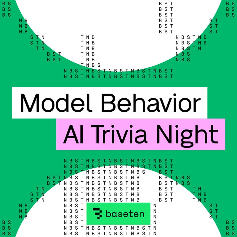 Cover Image for Model Behavior AI Trivia Night with Baseten