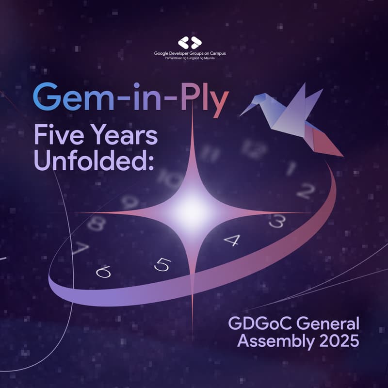 Cover Image for Gem-in-Ply, Five Years Unfolded: GDGoC PLM General Assembly 2025 with Notion @ Pamantasan
