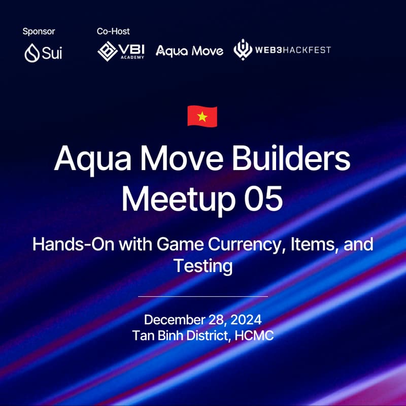 Cover Image for Aqua Move Builders Meetup 05: Hands-On with Game Currency, Items, and Testing