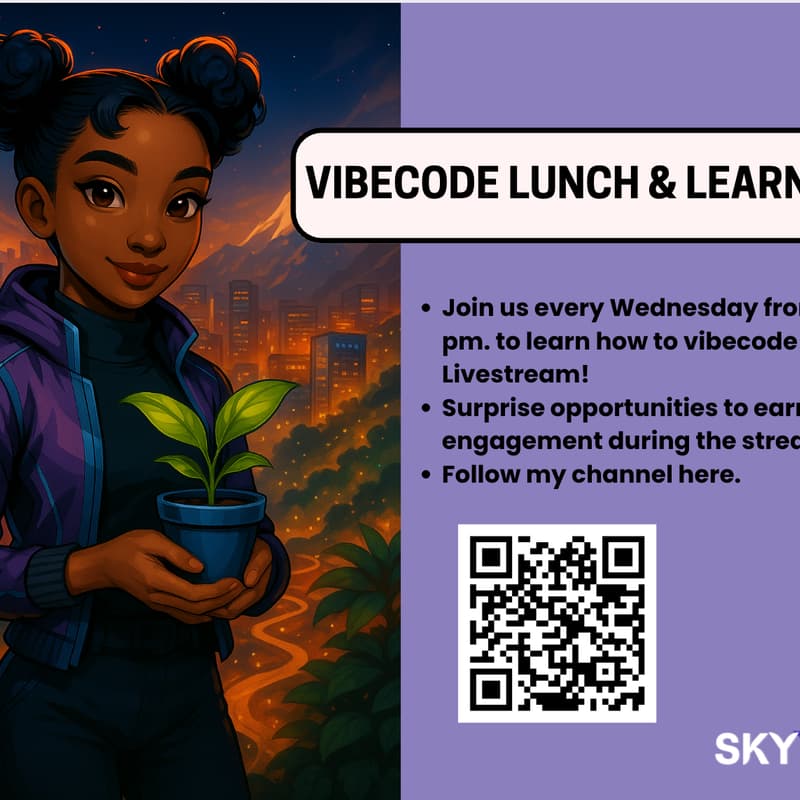 Cover Image for Catch a Vibe- Code Lunch & Learn