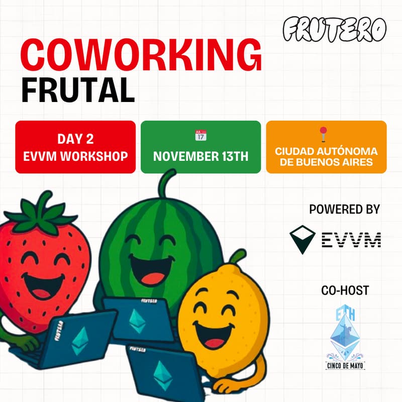 Cover Image for Coworking Frutal #20 - Devconnect Edition - Day 2