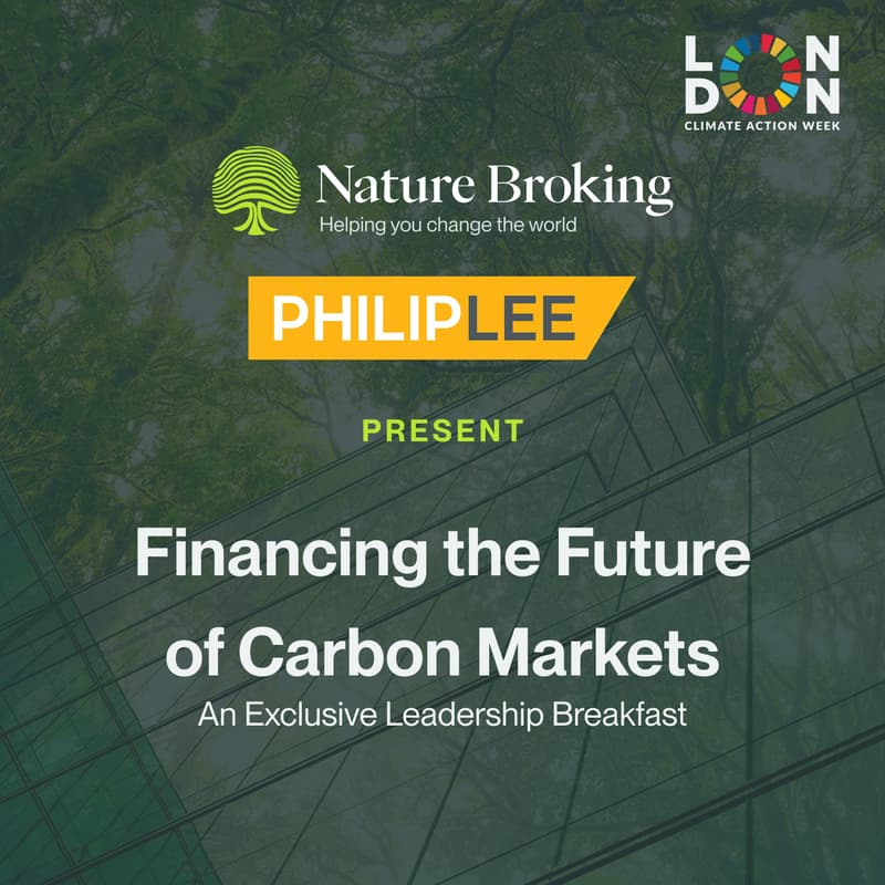 Cover Image for Financing the Future of Carbon Markets - an exclusive leadership breakfast