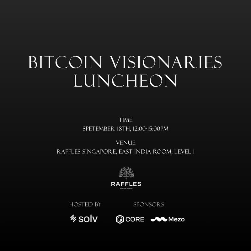 Cover Image for Bitcoin Visionaries Luncheon