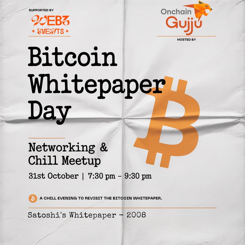 Cover Image for Bitcoin Whitepaper Day