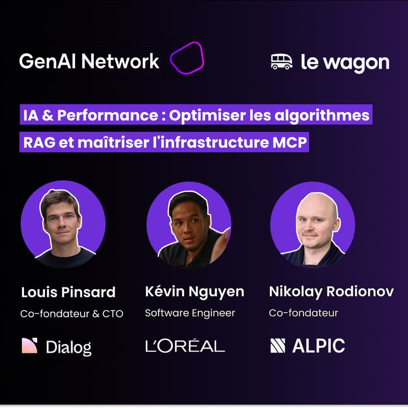 Cover Image for Meetup GAIN #11 | IA & Performance : Optimiser les algorithmes RAG et maîtriser l'infrastructure MCP