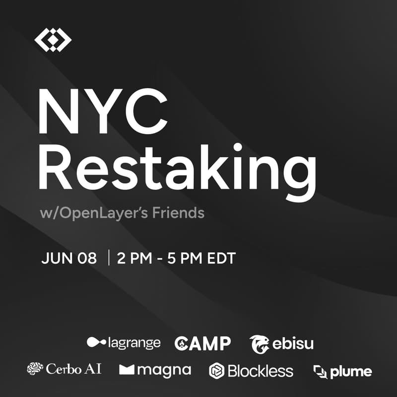 Cover Image for NYC Restaking <> AVS tech Meetup