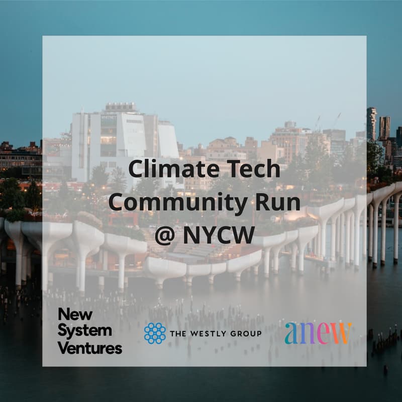 Cover Image for Climate Tech Community Run @ NYCW