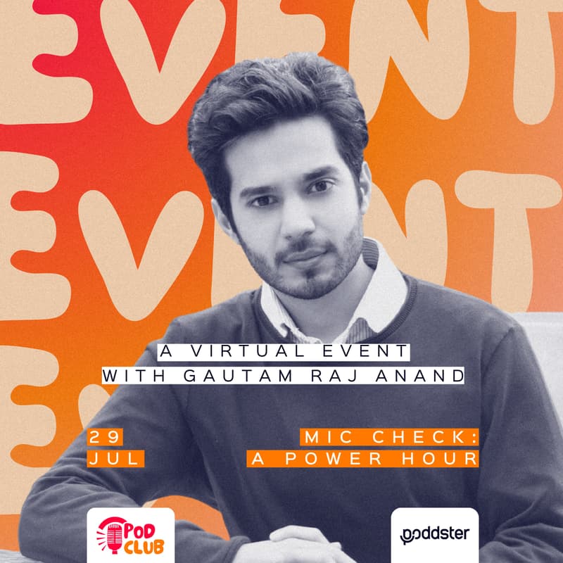 Gautam Raj A Virtual Event With Gautam Raj Anand · Luma